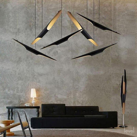 Bamboo Tube Chandelier - Level Decor