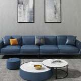 Francesca Neo-modern Genuine Leather Sofa - Level Decor