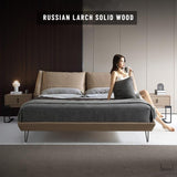 Jayden Italian Minimalist Leather Bed - Level Decor
