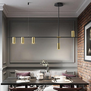 Gold/Black Modern Chandelier Lamp - Level Decor