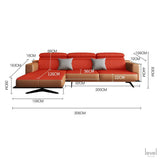 Romeo Italian Leather Sofa - Level Decor