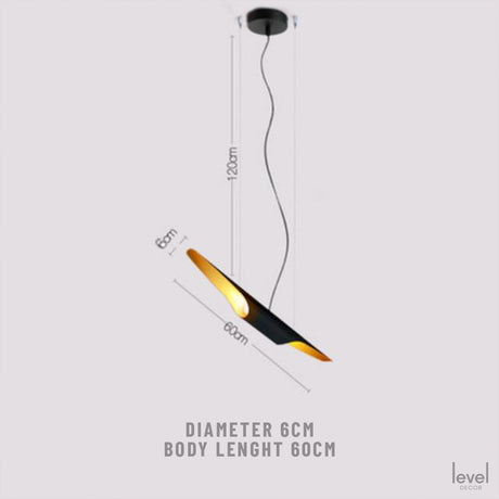 Bamboo Tube Chandelier - D6CM L60CM - Level Decor