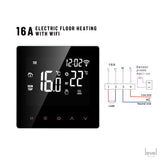 KETA WiFi Smart Thermostat | with Remote Controller for Google Home, Alexa - Level Decor