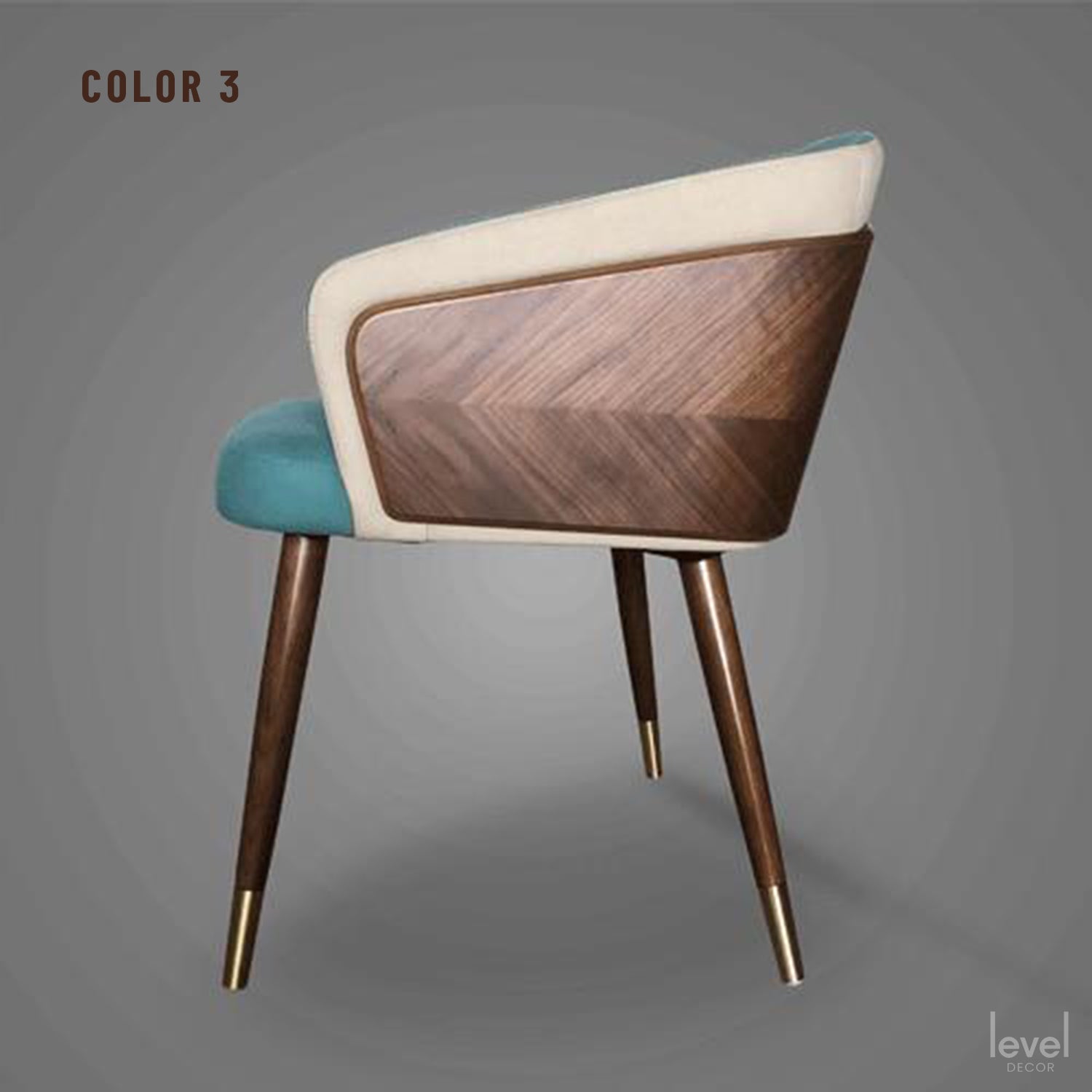 Modern Solid Wood Leisure Chairs - Color 3 - Level Decor
