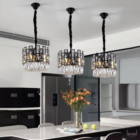 Metz Modern Crystal Chandelier - Level Decor