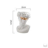 Flower Pot David Resin Statues Vase - Level Decor