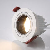 Modern Recessed Dimmable Adjustable Light - White / 7W / Natural White, No-Dimmable - Level Decor