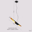 Bamboo Tube Chandelier - D8CM L80CM - Level Decor