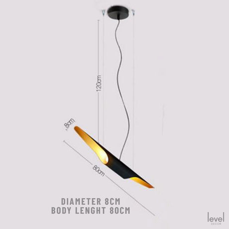 Bamboo Tube Chandelier - D8CM L80CM - Level Decor