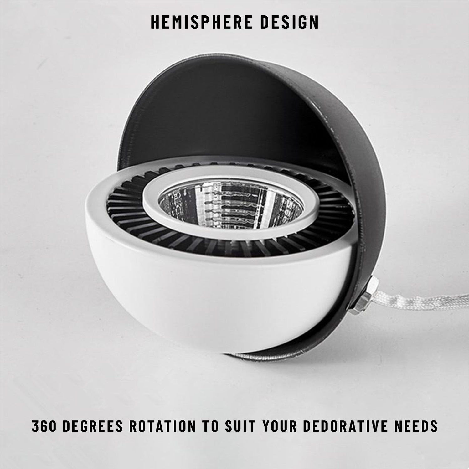 360 Degree Rotating Recessed Light — Level Decor