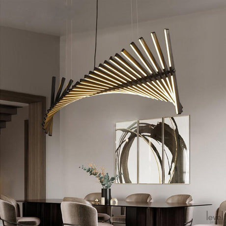 Nordic Fishbone Designer Chandelier - Level Decor