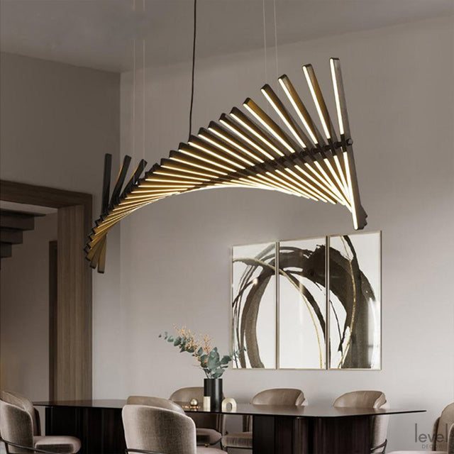 Nordic Fishbone Designer Chandelier - Level Decor
