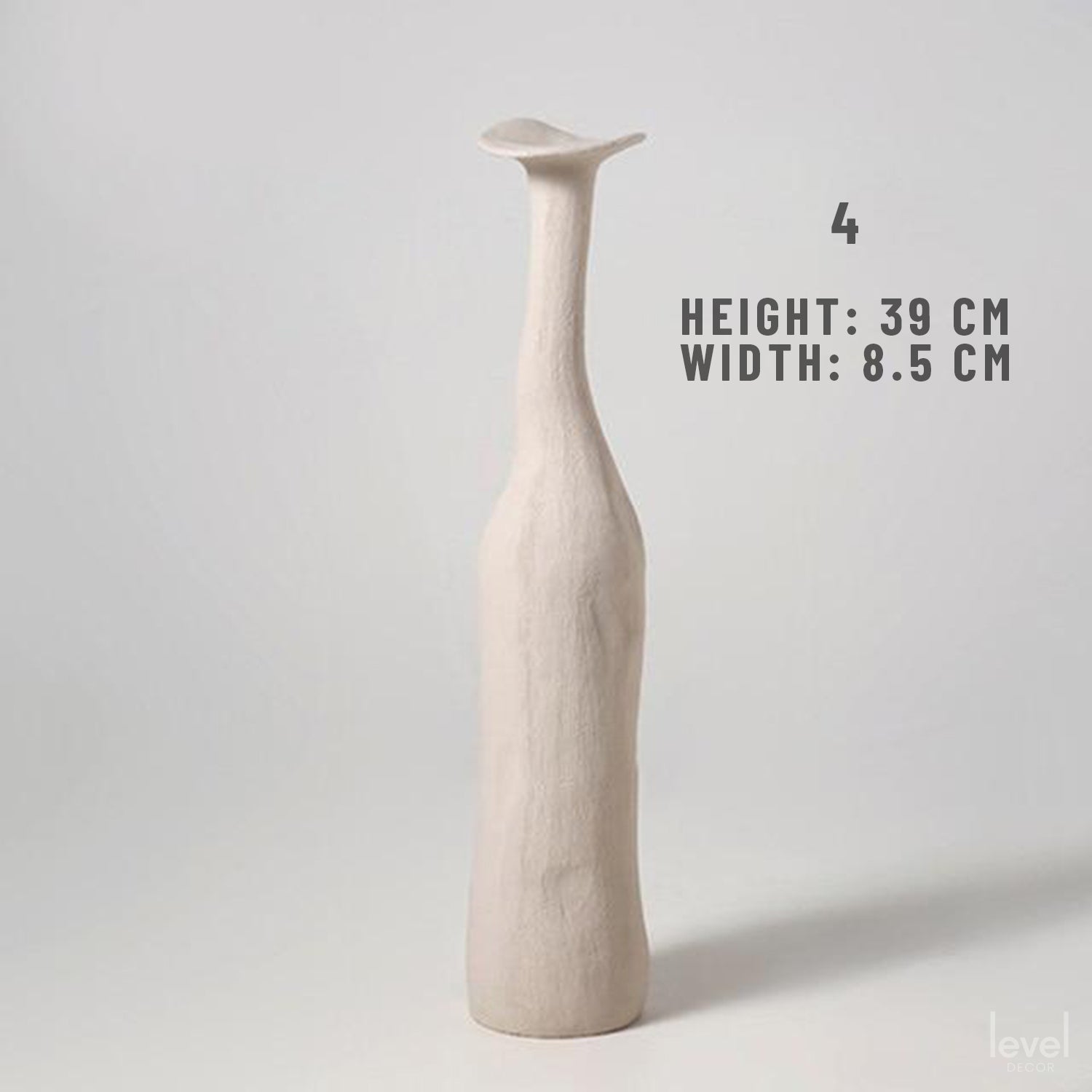 Minimalist Nordic Ceramic Morandi Colored Vases - 4 - Level Decor