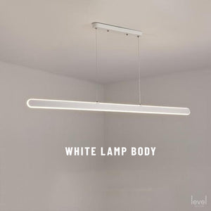Gräsö Modern LED Chandelier - White Lamp Body / Length 150cm / Brightness Dimmable - Level Decor