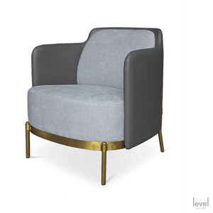 Nordic Designer Fabric Sofa Chair - Gray 70x70x75cm - Level Decor