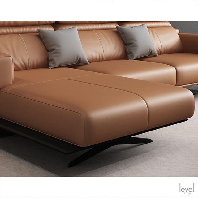 Romeo Italian Leather Sofa - Level Decor
