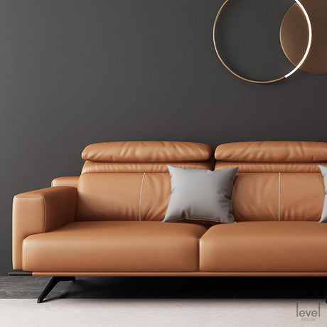 Romeo Italian Leather Sofa - Level Decor