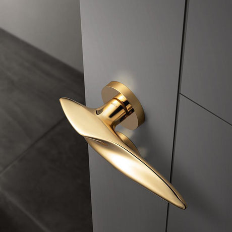 Irregular-Shaped Door Handle - Level Decor