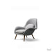Designer Nordic Single Lounge Sofa Chair - Gray - Level Decor