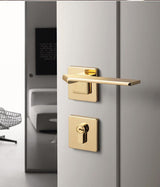 Space Folding Bedroom Door Handle with Lock - Level Decor