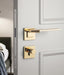Space Folding Bedroom Door Handle with Lock - Level Decor