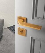 Space Folding Bedroom Door Handle with Lock - Level Decor