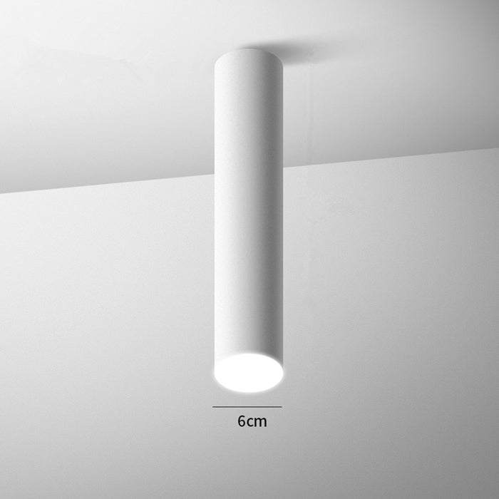 Stunning Aluminum Long Tube Downlight - Natural White / White Length 75mm - Level Decor