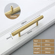 HexaTop Brass Cabinet Knobs and Handles - CTC 64mm - Level Decor