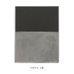 Famous Mark Rothko Focus Canvas Painting - 30x38cm (No frame) / FOCUS A - Level Decor