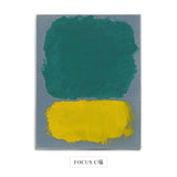 Famous Mark Rothko Focus Canvas Painting - 30x38cm (No frame) / FOCUS C - Level Decor