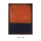 Famous Mark Rothko Focus Canvas Painting - 30x38cm (No frame) / FOCUS F - Level Decor
