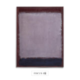 Famous Mark Rothko Focus Canvas Painting - 30x38cm (No frame) / FOCUS I - Level Decor