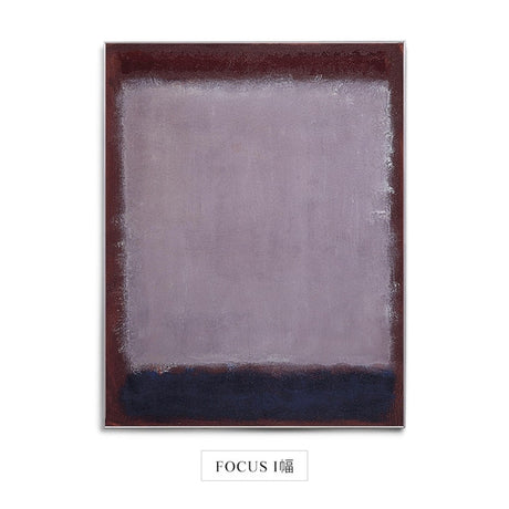Famous Mark Rothko Focus Canvas Painting - 30x38cm (No frame) / FOCUS I - Level Decor