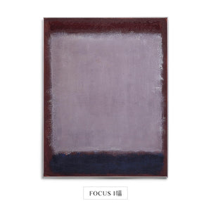 Famous Mark Rothko Focus Canvas Painting - 30x38cm (No frame) / FOCUS I - Level Decor