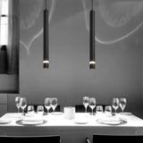 Modern Pipe Pendant Light - Black / 10W, Warm White - Level Decor
