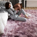 Motley Plush Soft Fluffy Rug - Motley Pink Purple / 120x160cm - Level Decor