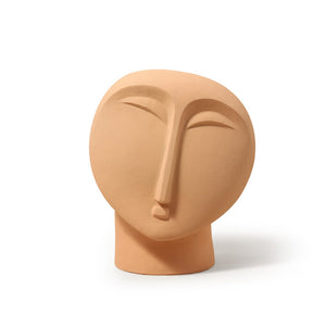 Nordic Figure Head Minimalist Ceramic Abstract Vase - Level Decor