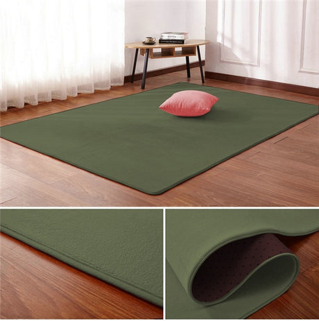 Non-Slip Nordic Coral Velvet Rug - 4 / 40cm x 60cm - Level Decor
