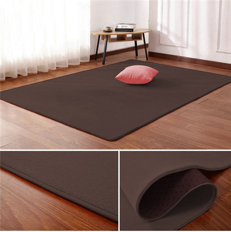Non-Slip Nordic Coral Velvet Rug - 5 / 40cm x 60cm - Level Decor