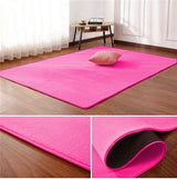 Non-Slip Nordic Coral Velvet Rug - Level Decor