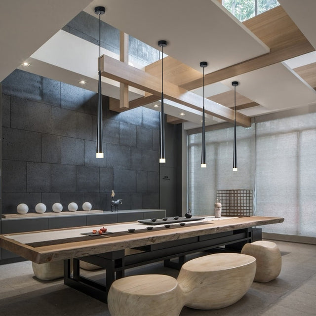 Nordic LED Chandelier Long Downlight - Level Decor