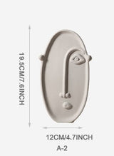 Nordic Human Face Design Ceramic Vase - A-2 - Level Decor
