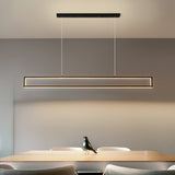 Nordic Minimalist Long Pendant Lamp - Length 100cm / Cold White - Level Decor
