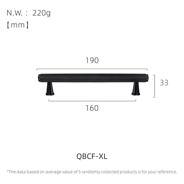 Premium Brass Handles - QBCF-XL - Level Decor
