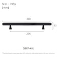 Premium Brass Handles - QBCF-4XL - Level Decor