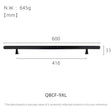 Premium Brass Handles - QBCF-9XL - Level Decor