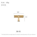 Premium Brass Handles - SB-XS - Level Decor