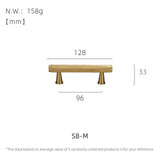 Premium Brass Handles - SB-M - Level Decor