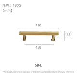 Premium Brass Handles - SB-L - Level Decor