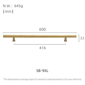 Premium Brass Handles - SB-9XL - Level Decor